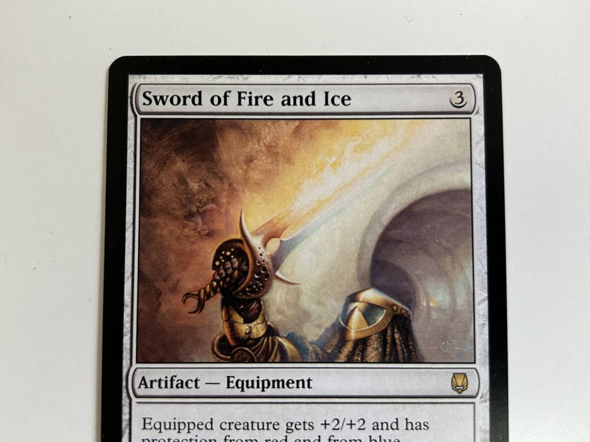 H5◆火と氷の剣 Sword of Fire and Ice◆MTG マジックザギャザリング 英語 1枚 DST ダークスティール_画像2