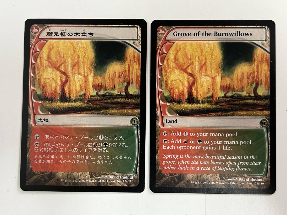 H◆燃え柳の木立ち Grove of the Burnwillows◆MTG マジックザギャザリング 日本語/英語 2枚 FUT 未来予知_画像1