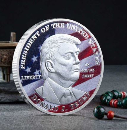 アメリカ　ドナルド　トランプ　大統領　コイン　お土産品　グリーンマーカーにも★_画像1