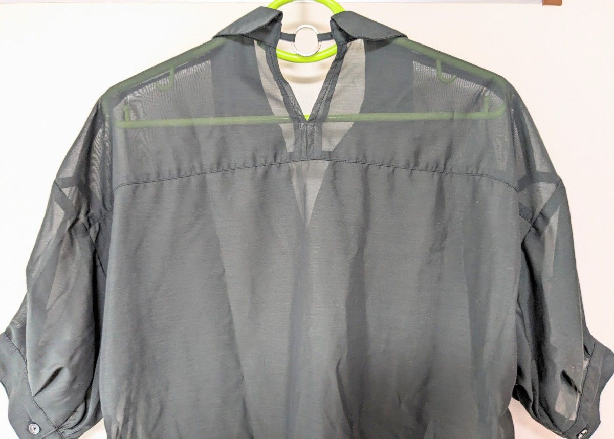 GORGE ゴージ シャツ ブラウス オープンカラーシャツ トップス 五分袖 七分袖 レディースファッション