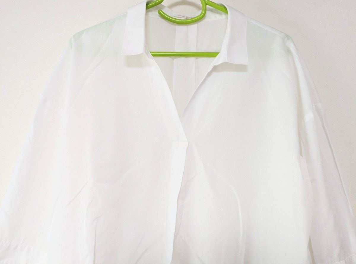 chocol raffine robe  ショコラフィネローブ カジュアルシャツ 七分袖シャツ 七分袖 シャツ ブラウス トップス