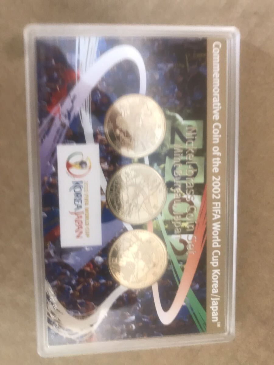 2002 FIFAワールドカップ 500円ニッケル黄銅貨幣セット　美品_画像2