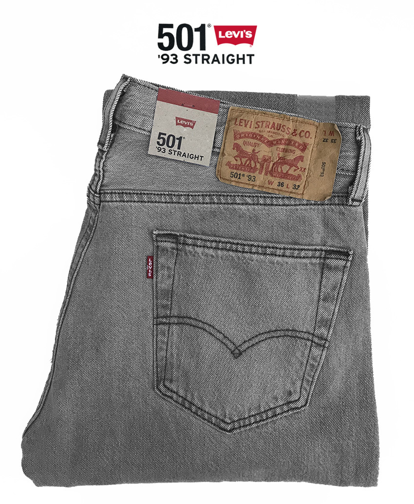 ★新品タグ付■Levi'sリーバイス 501 '93 STRAIGHT JUST GOT TO BEグレー/798300278/36■在庫限り■_画像4