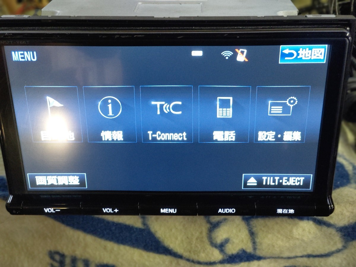 トヨタ純正フルセグ内蔵9インチSDナビNSZT-Y66t Bluetoothの画像7