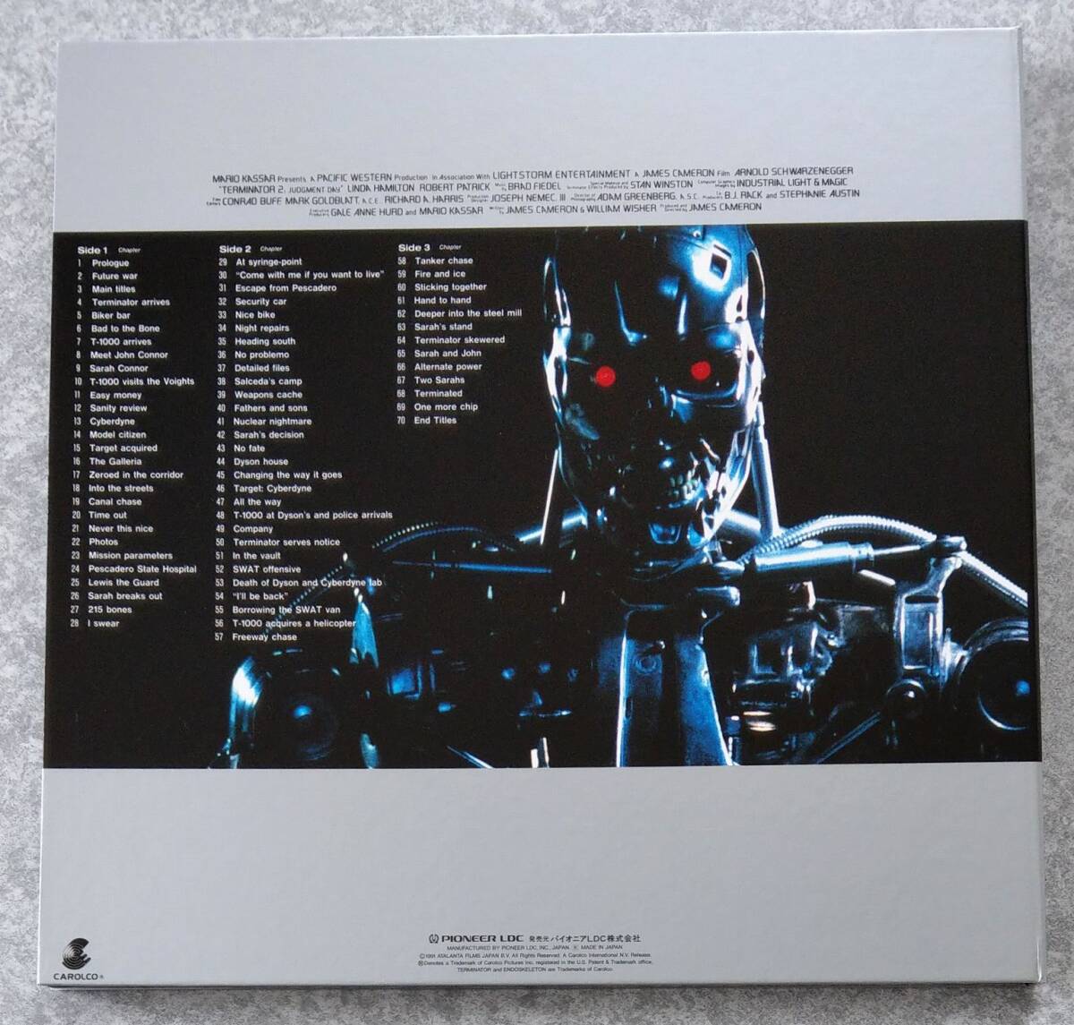 Hi-Vision LD ハイビジョン・レーザーディスク ターミネーター2 T2 TERMINATOR 2 JUDGMENT DAY アーノルド・シュワルツェネッガーの画像5