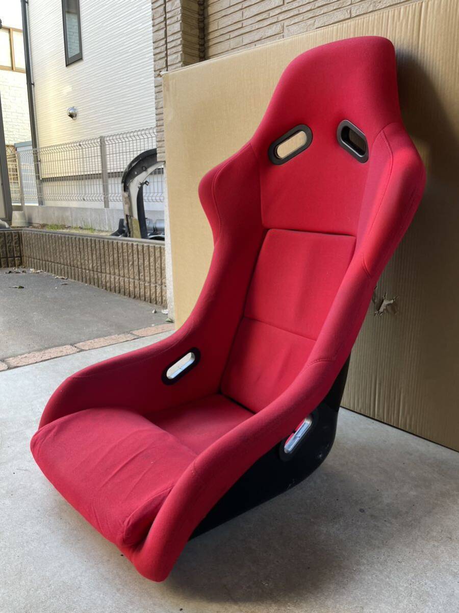 汎用 フルバケットシート フルバケ 赤 RECARO SP-G タイプ_画像2