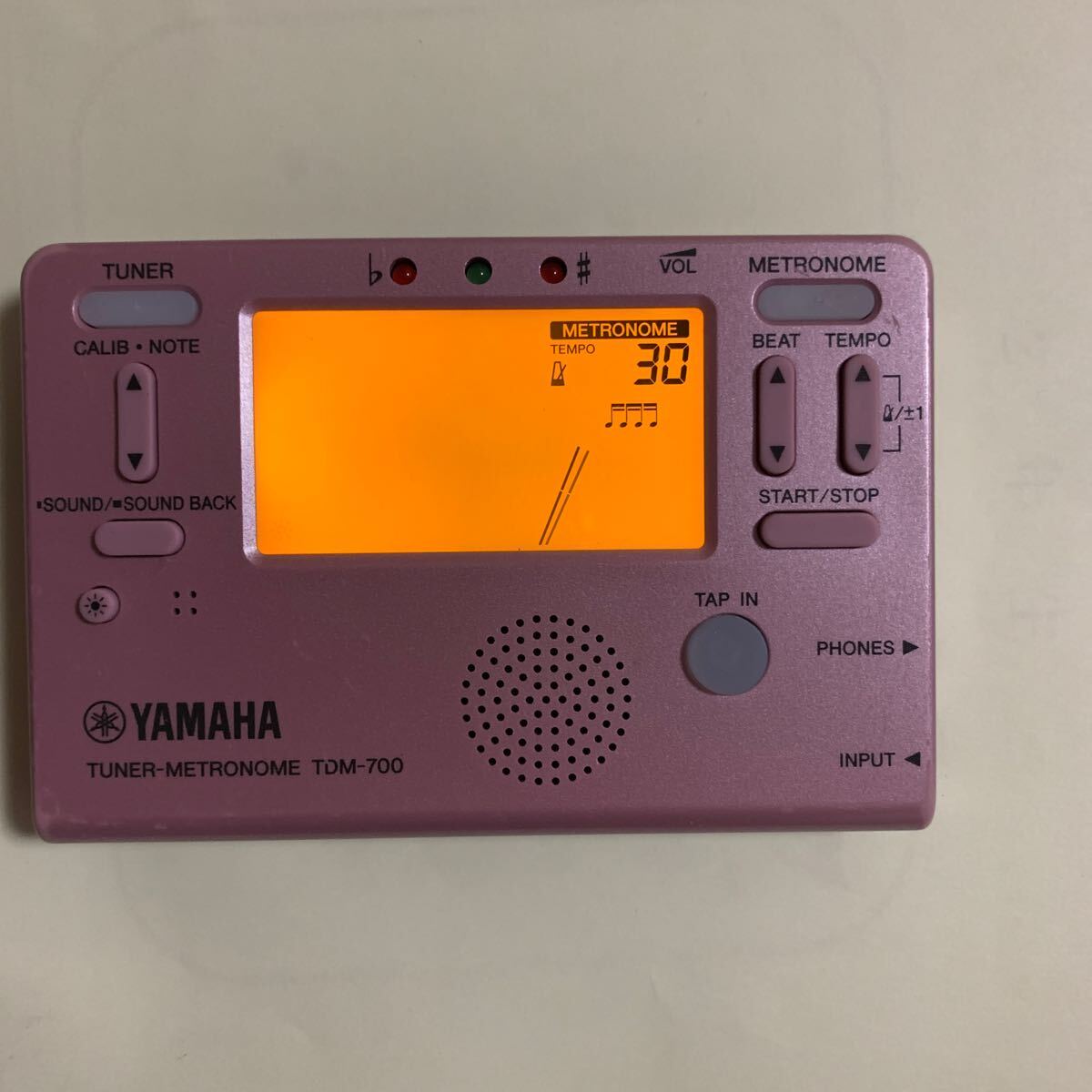  tuner metronome TDM-700 YAMAHA Yamaha secondhand goods electrification has confirmed 