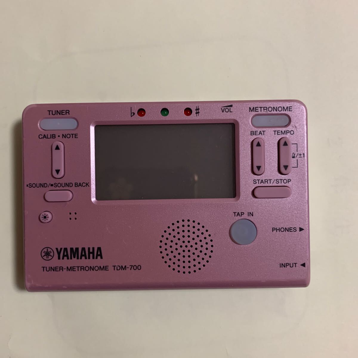 チューナーメトロノーム　TDM-700　YAMAHA　ヤマハ　中古品　通電確認済み　_画像1