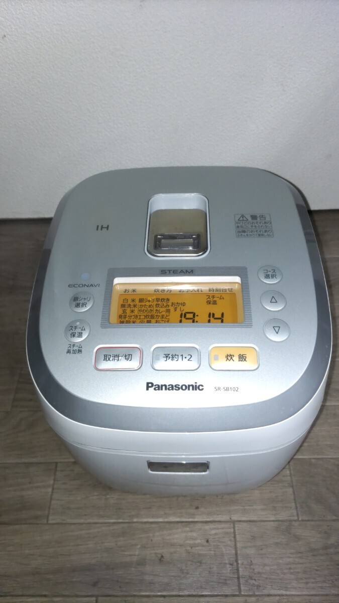 Panasonic スチームIHジャー炊飯器　SR-SB102_画像1