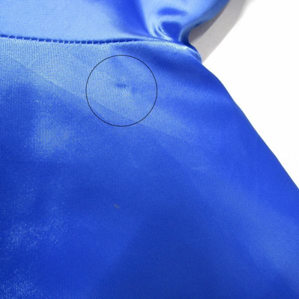 ビッグサイズ XL USA製 ナイロンジャケット スタジャン スタジアム ジャンパー 中綿 キルティング ブルー レッド 古着 3MA1227の画像7
