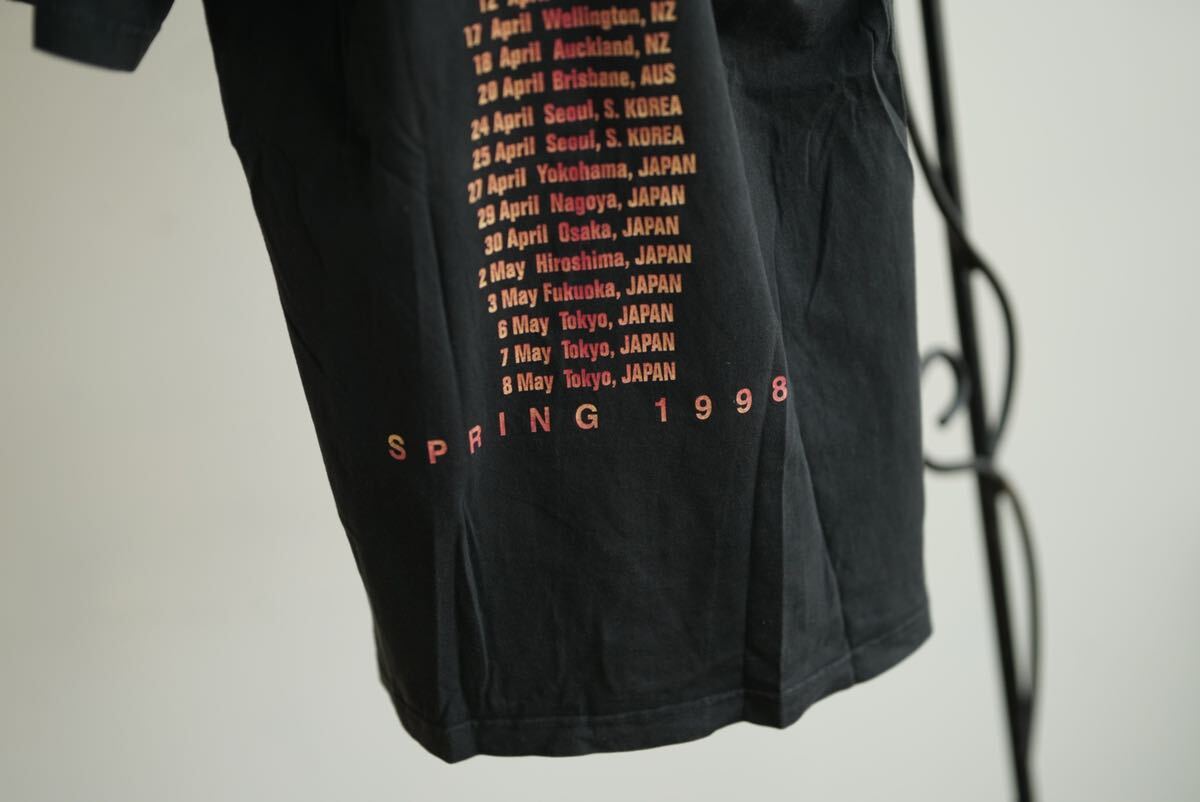 metallica 1998 Reload asia tour ビンテージ tシャツ giant メタリカ ブラック 黒 90s Jason Newsted_画像5