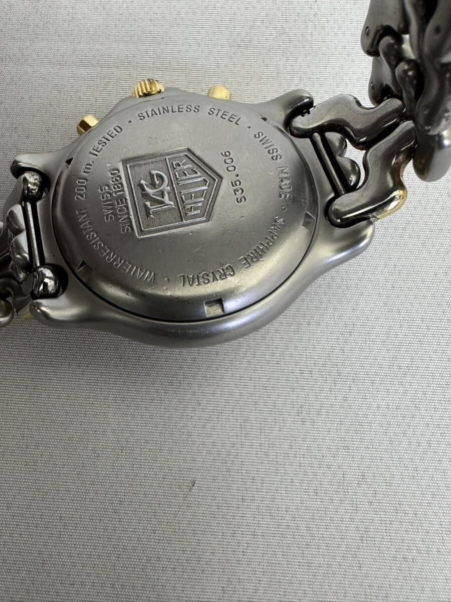  TAG Heuer TAG HEUER quartz chronograph men's wristwatch junk control number 3-96