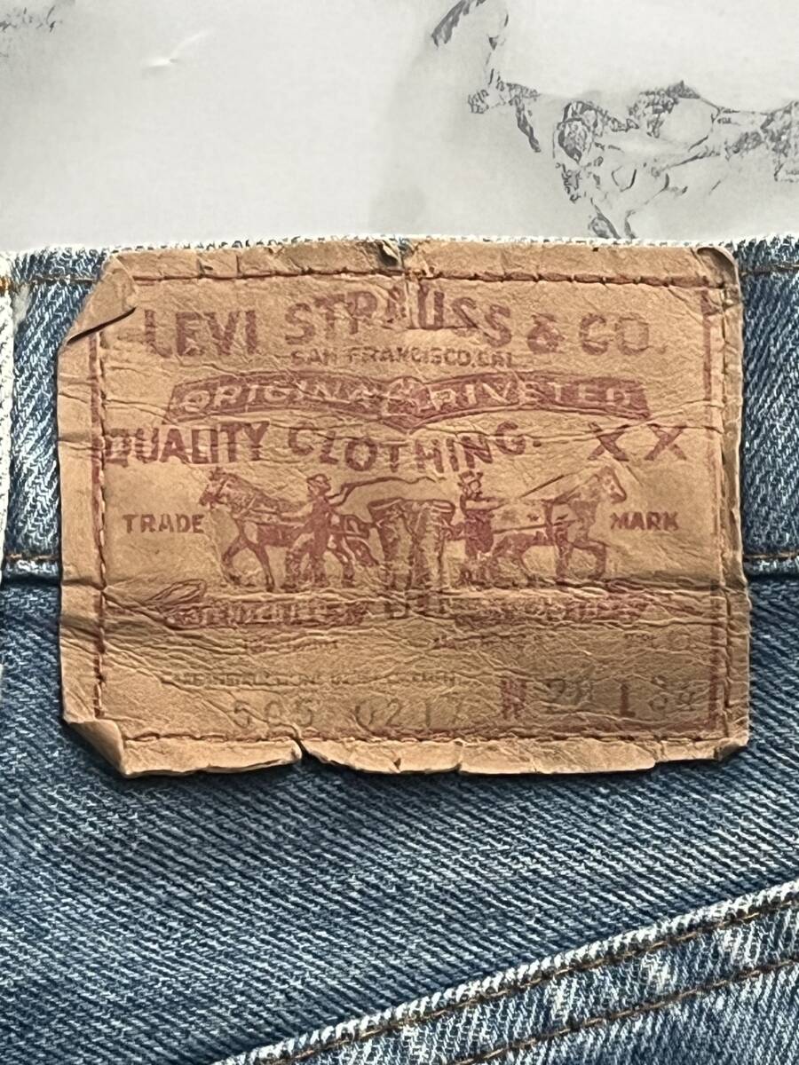 ★リーバイス 505/Levi's 505/W28/米国製/Made in USA/中古品★_今では希少な米国製です！