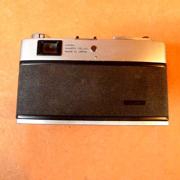 c168 昔の高級レンジファインダー Canonet19 フィルムカメラ レンズ SE 45mm 1:1.9 サイズ:幅約14cm 高さ約9cm 奥行約7.3cm/60の画像5