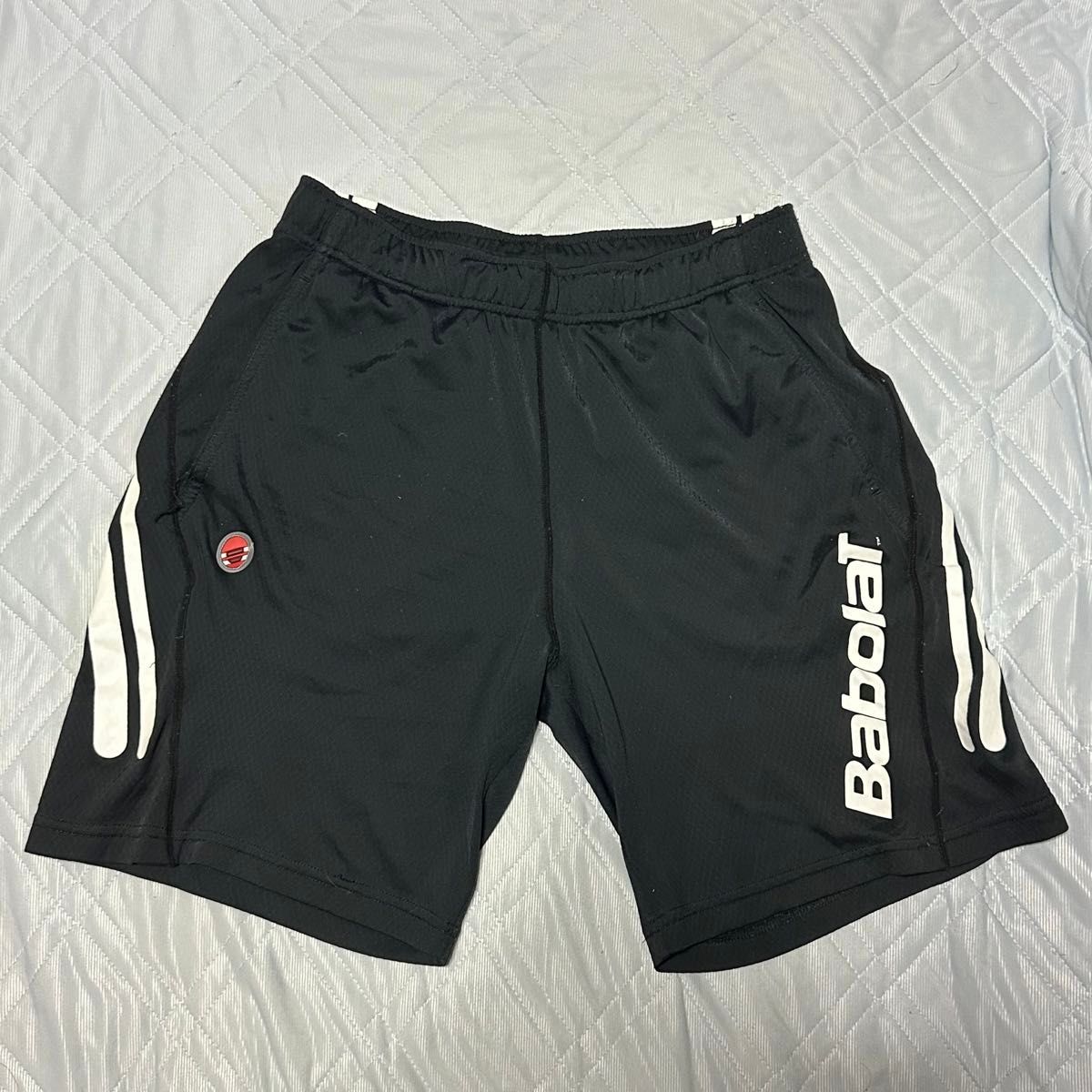 Babolat テニスウェア ショートパンツ Black ショーツ ロゴ バボラ ナダル ロディック アルカラス メンズ