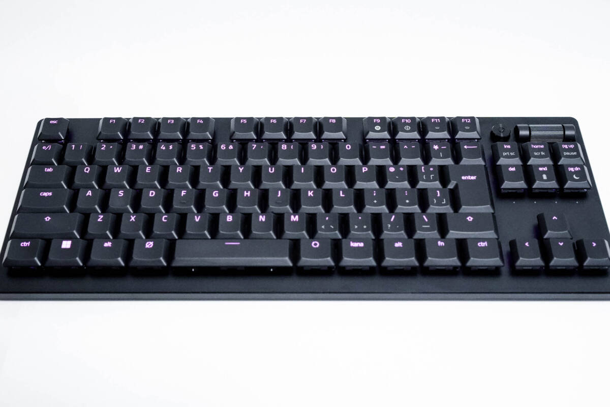 【美品】RAZER DEATHSTALKER V2 PRO TENKEYLESS 赤軸(リニア) 日本語配列_画像2