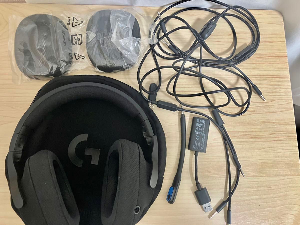 【中古美品】Logicool G433BK ゲーミングヘッドセット