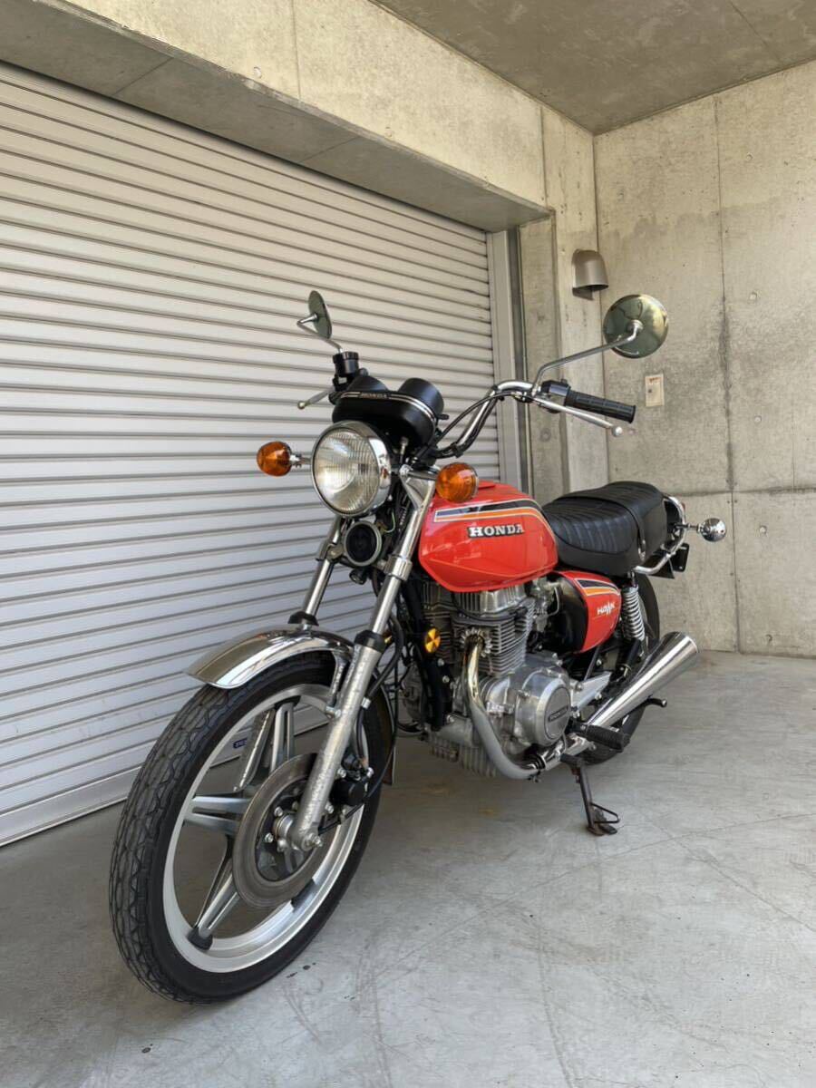 実走行6,000キロ！マッチングナンバー・ノンレス・本国1オーナー 1978年 ホンダ CB400T ホーク2 動画有り 登録補償付き・ローン可！の画像5