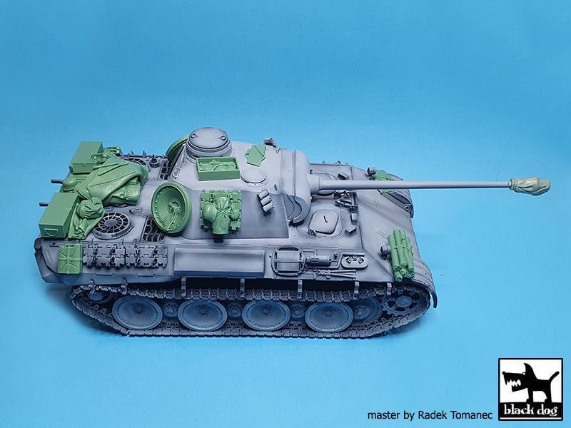 ブラックドッグ T35233 1/35 パンサーD型 . アクセサリーセット （ズベズダ用）_画像3