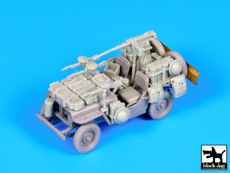 ブラックドッグ T72063 1/72 ブリティッシュ SAS ジープ ノースアフリカ 1942 （ ドラゴン用）_画像3