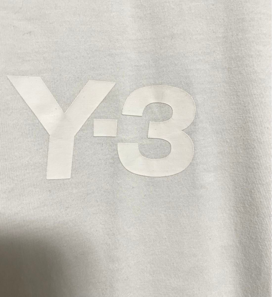 Y-3 ワイスリー アディダス adidas メンズ Tシャツ 半袖 ヨウジヤマモト Lサイズ ホワイト 白 半袖Tシャツ