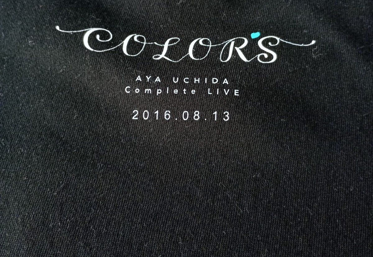 内田彩 Tシャツ ブラック Lサイズ