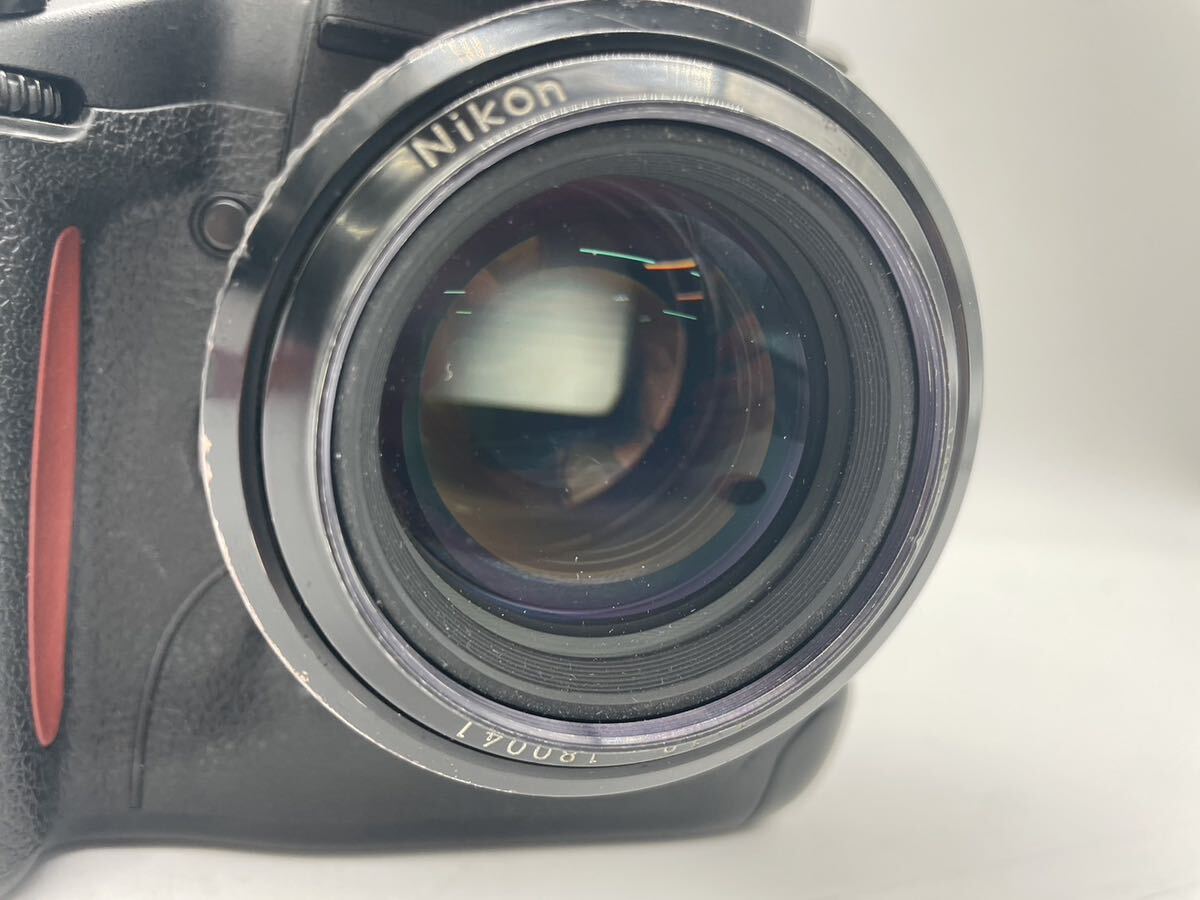 【動作品】Nikon F5 フィルムカメラ ボディ カメラ/Nikon NIKKOR 50mm 1:1.2 カメラレンズ ②_画像2