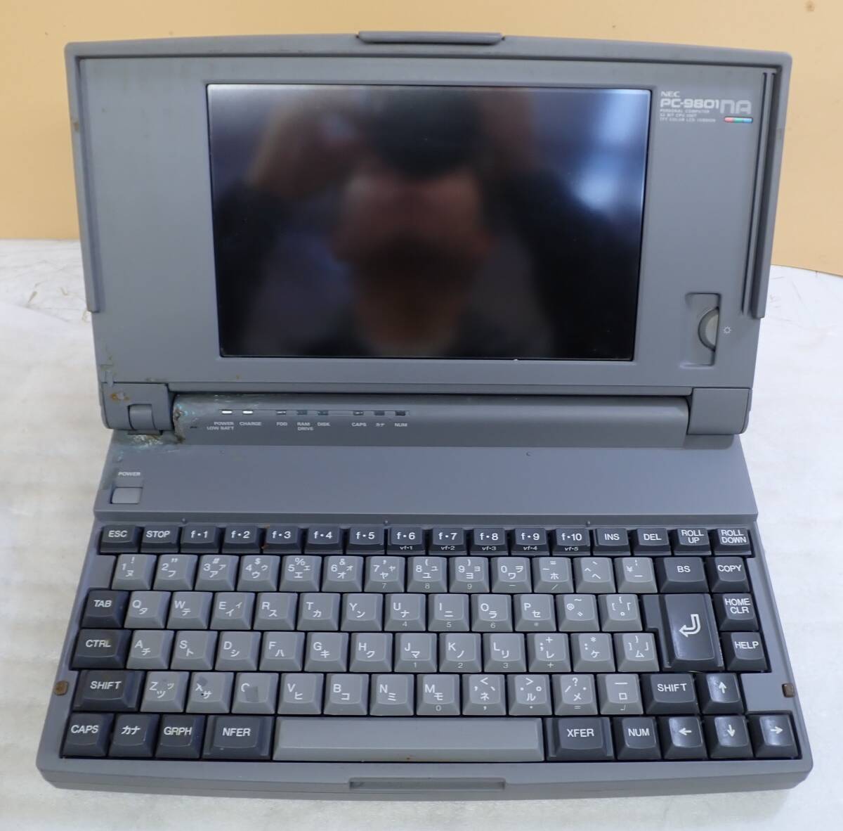  NEC パーソナルコンピューター PC-9801NA/C ACアダプターないため 動作未確認 #BB02001の画像1