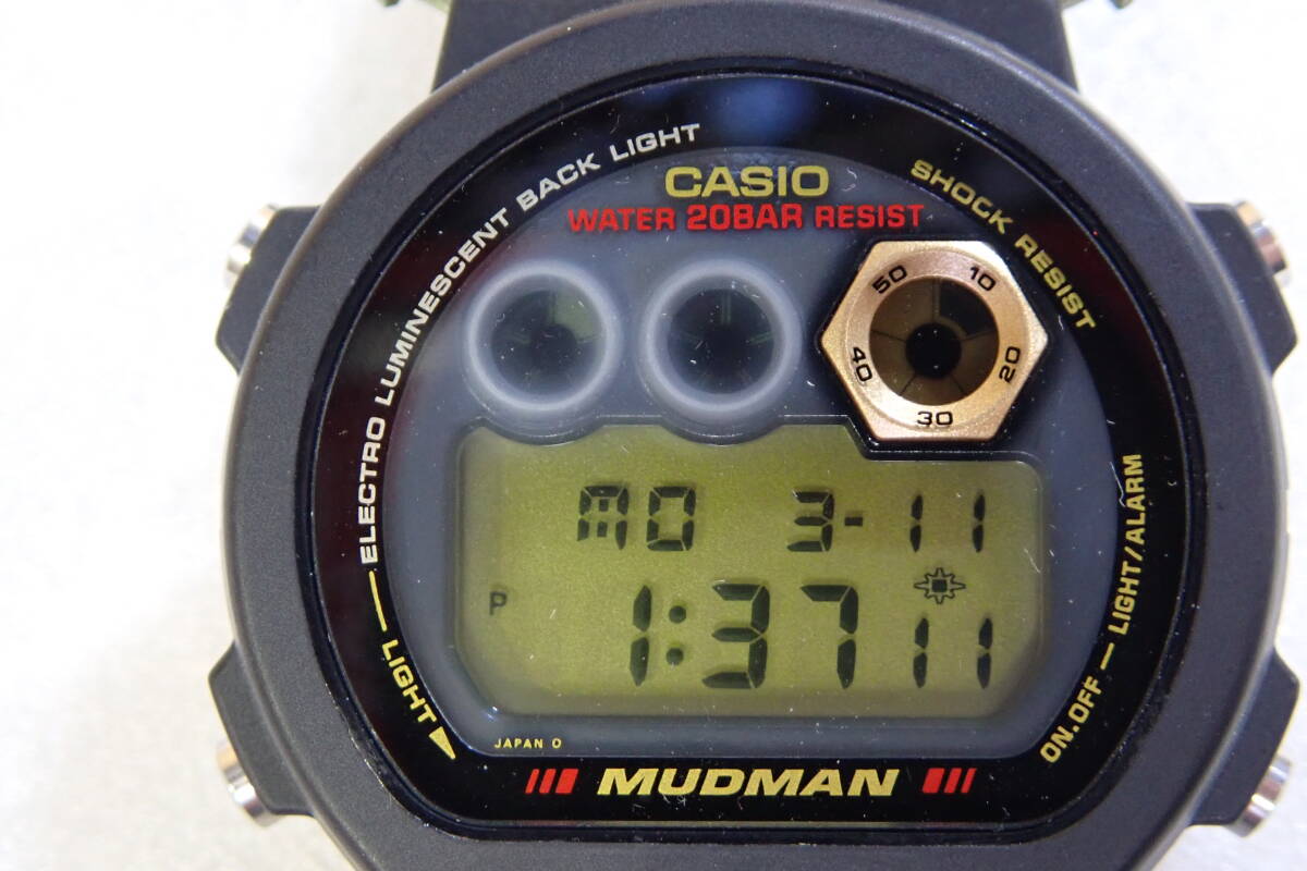 ブランド腕時計 CASIO カシオ G-SHOCK MUDMAN マッドマンSHOCK RESIST 1289 DW-8400 電池新品 動作確認済み#BB01737_画像2