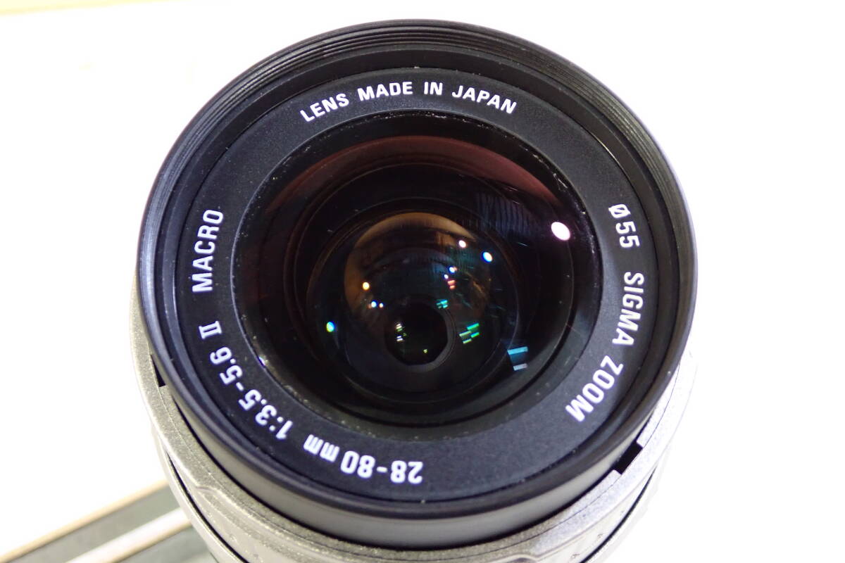 Sigma zoom 28-80mm 1:3.5-5.6 II レンズ 動作確認済み#BB01792の画像2