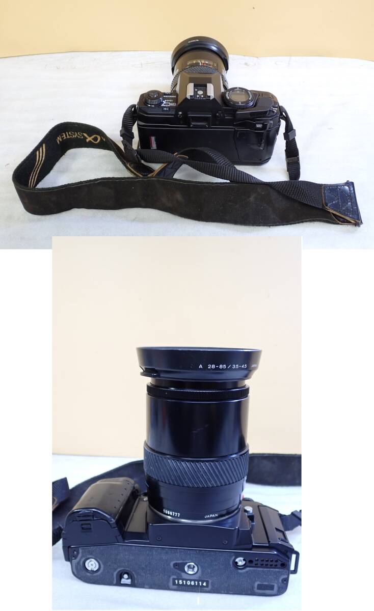 MINOLTA α9000 ボディ レンズ AF ZOOM 28-58mm 1:3.5(22)-4.5 シャッター切れ確認済み#BB0792の画像8