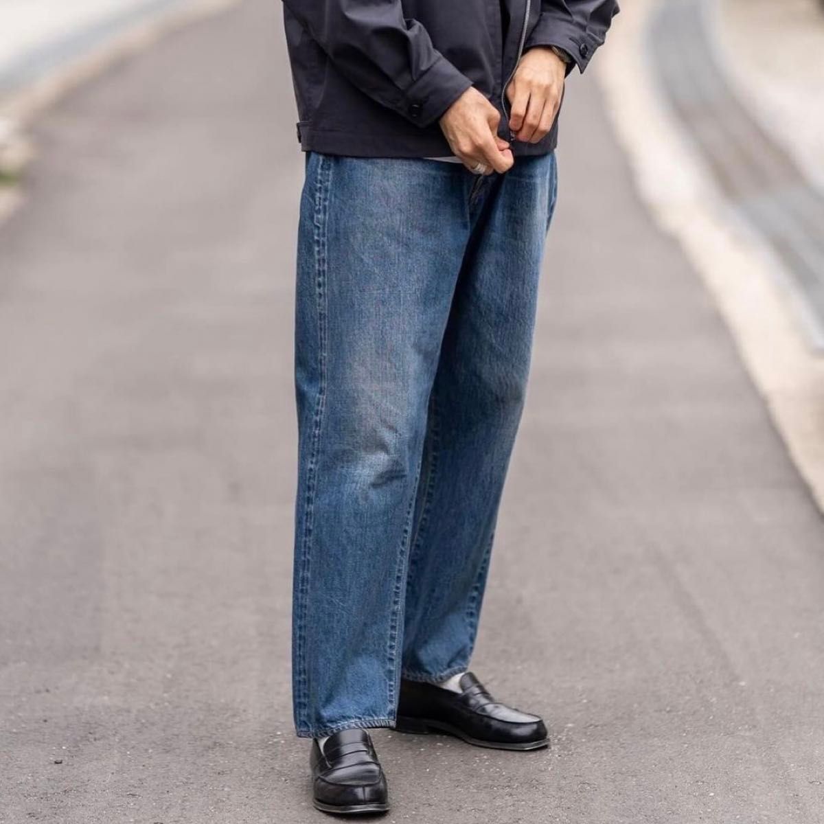 A PRESSE/WashedDenimPantsE 32/30 アプレッセ デニムパンツ A PRESSE/WashedDenimPantsE 32/30 アプレッセ デニムパンツ