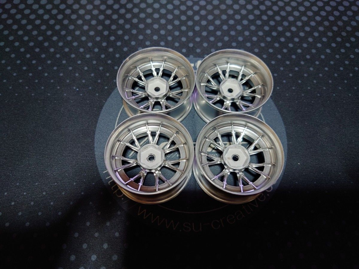 RC-ART アールシーアート SSR Professor MS3 WHEEL オフセット6×2本 8×2本  マットシルバー