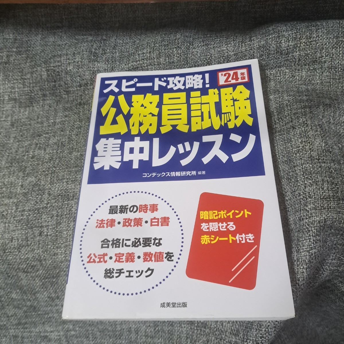 '24 スピード攻略!公務員試験集中レッスン_画像1