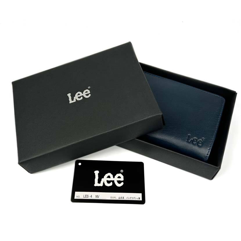 【全6色】 LEE リー 柔らか　ゴートレザー二つ折り財布 ウォレット 山羊革 本革 リアルレザー_画像3