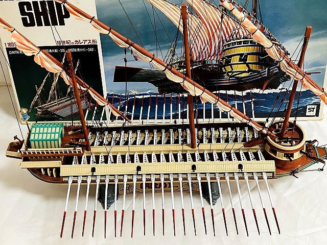 ◎完成品 イマイ IMAI 16世紀のガレアス船 1/160スケール GALEASS SHIP◎_画像2