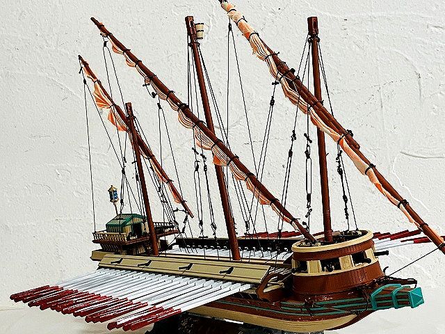 ◎完成品 イマイ IMAI 16世紀のガレアス船 1/160スケール GALEASS SHIP◎_画像3