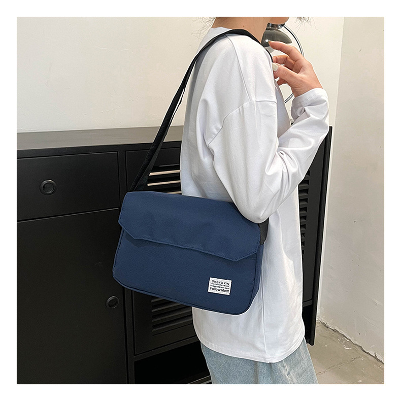  shoulder bag men's lady's navy navy blue color simple casual diagonal ..sakoshu light weight light man and woman use bag bag stylish 