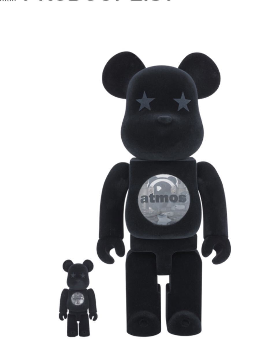 正規品　新品未使用　BE@RBRICK x atmos 100％ & 400％ベアブリック メディコムトイ フィギュア アトモス　bearbrick