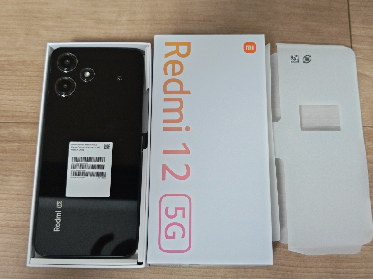 【新品・未使用】Redmi12 5gミッドナイトブラック_画像1