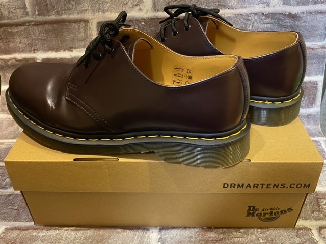 [中古美品] Dr.Martens ドクターマーチン 1461 UK9 EU43 28cm相当 3ホール カラー burgundy_画像10