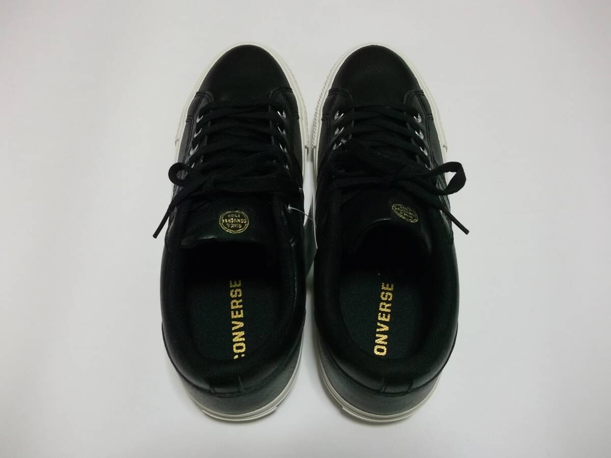 【即決 送料無料】新品 コンバースCONVERSE CV VLC SL SR OXオックス 色：BLACK（ブラック、黒）、サイズ：25.5ｃｍ スニーカー