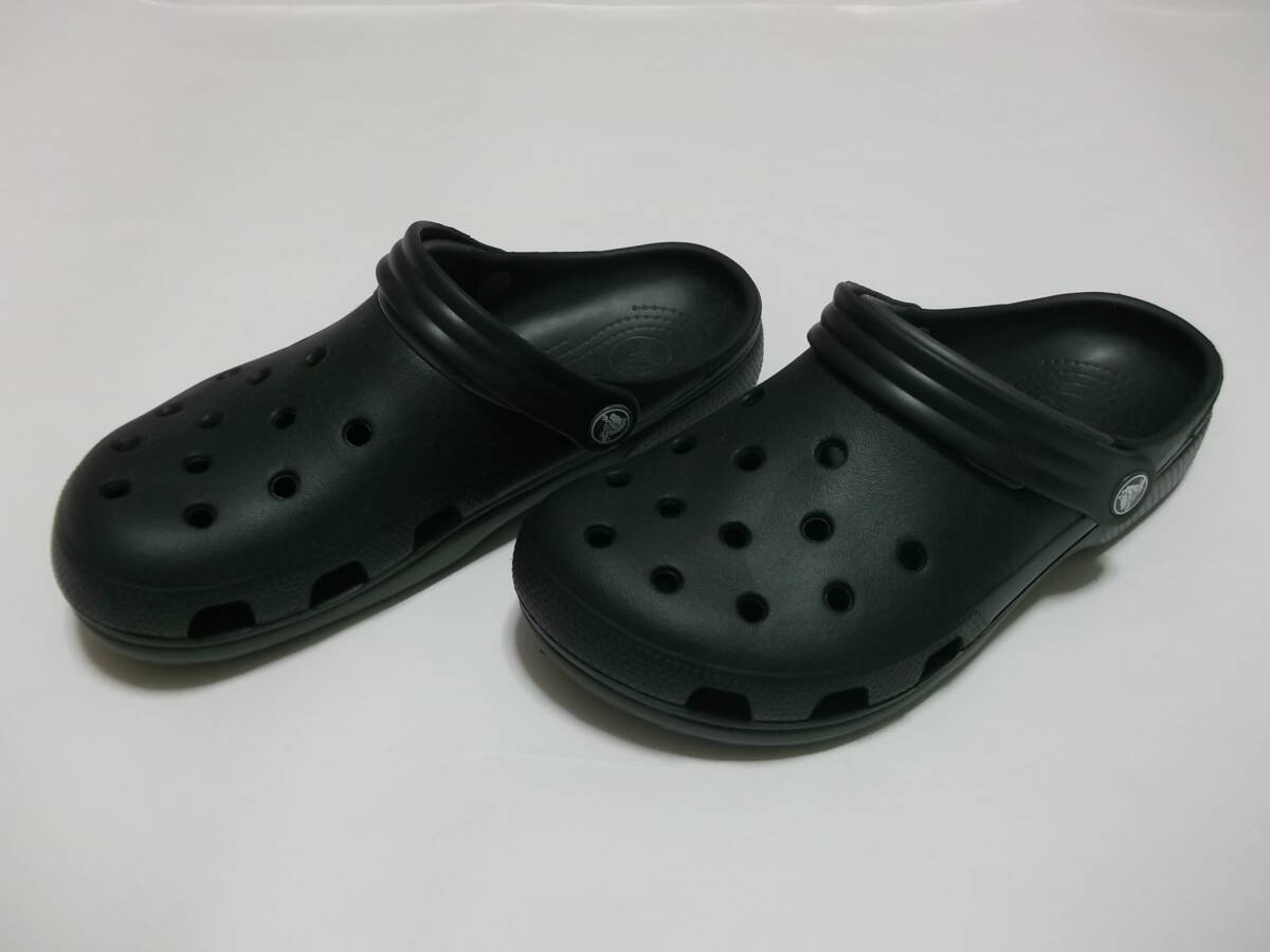 【即決 送料無料】新品 クロックスcrocs サンダル メンズ レディース 男女兼用 アウトドア、色：ブラック黒、サイズ：２５ｃｍ_画像1