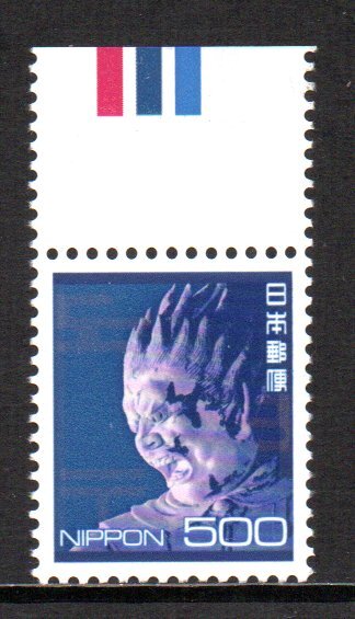  stamp CM on ... large .500 jpy blue Bassara color Mark 
