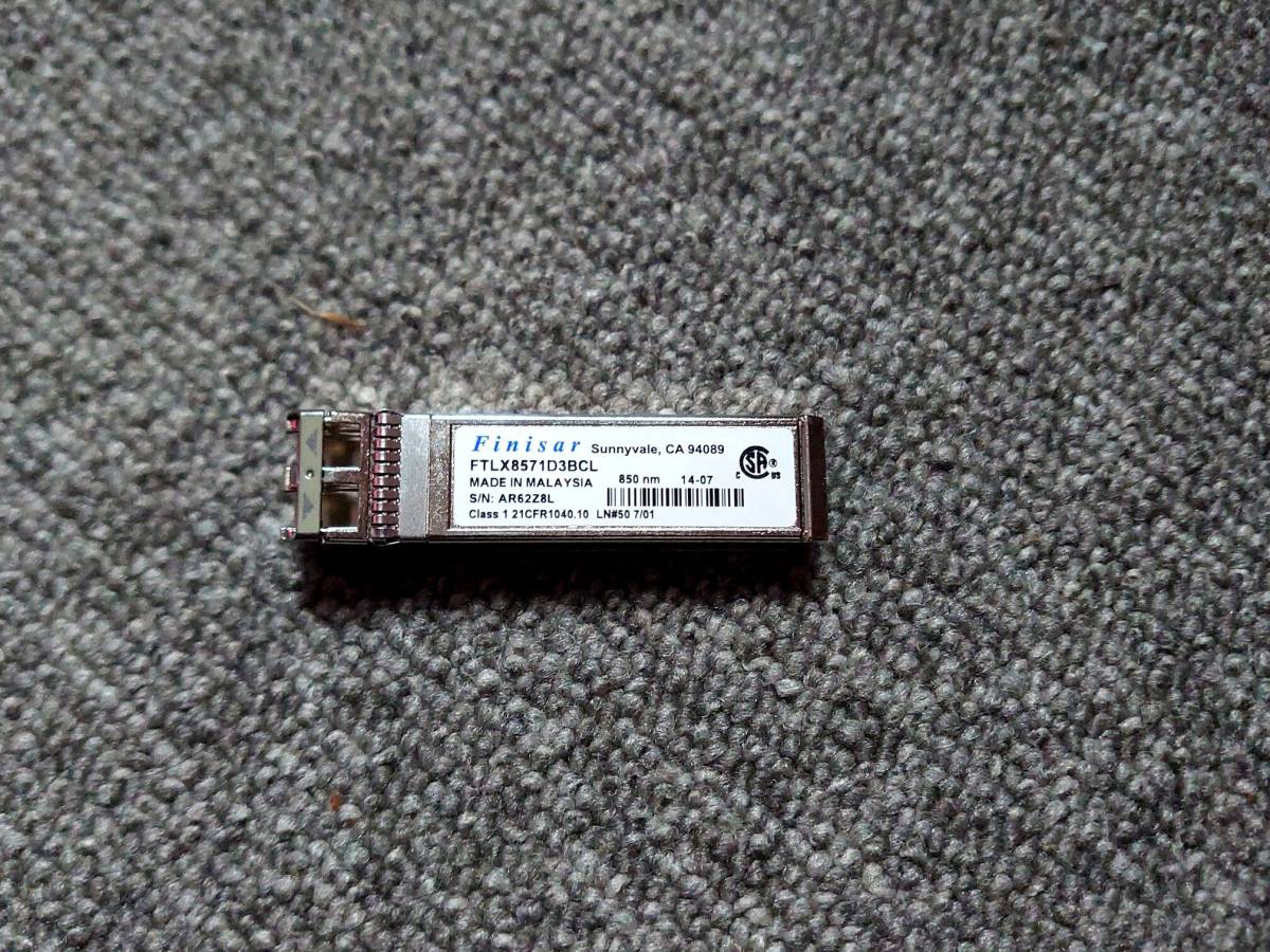 FINISAR CORP. FTLX8571D3BCL 10GBASE-SR 10G SR SFP+ トランシーバ モジュールの画像1