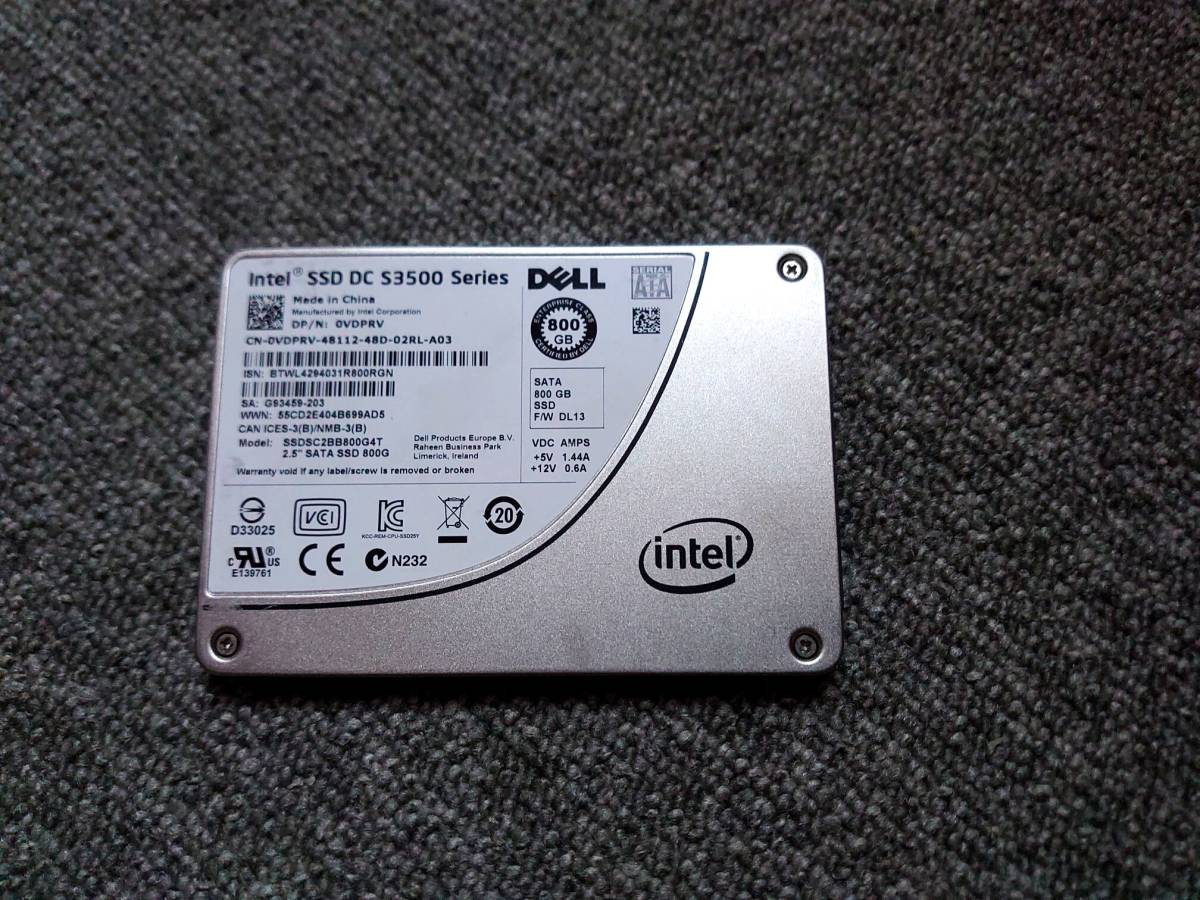 INTEL SSDSC2BB800G4T DC S3500 800GB_画像1