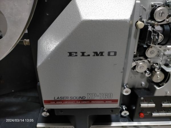 【動作品】【動作確認動画あり】16ミリ 16mm 映写機 ELMO クセノンランプXP-760⑥ ☆6000ft対応 キャリングケース付き!!の画像9