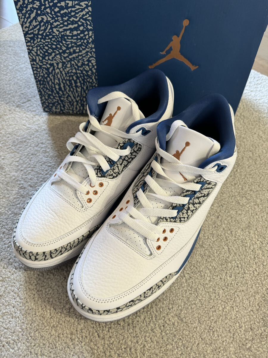 未使用　Nike Air Jordan 3 True Blue トゥルーブルー 27cm