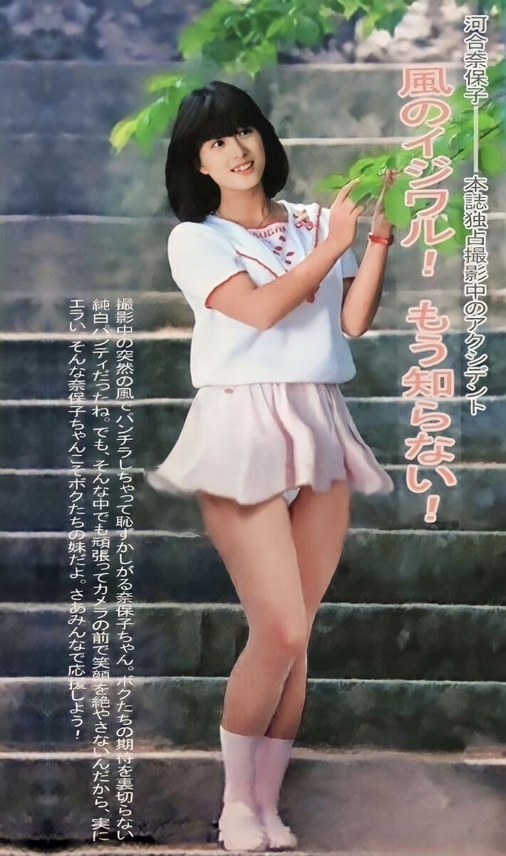 生写真 河合奈保子 昭和アイドル グラビア54 風のいじわる item 生写真 河合奈保子 昭和アイドル グラビア54 風のいじわる item