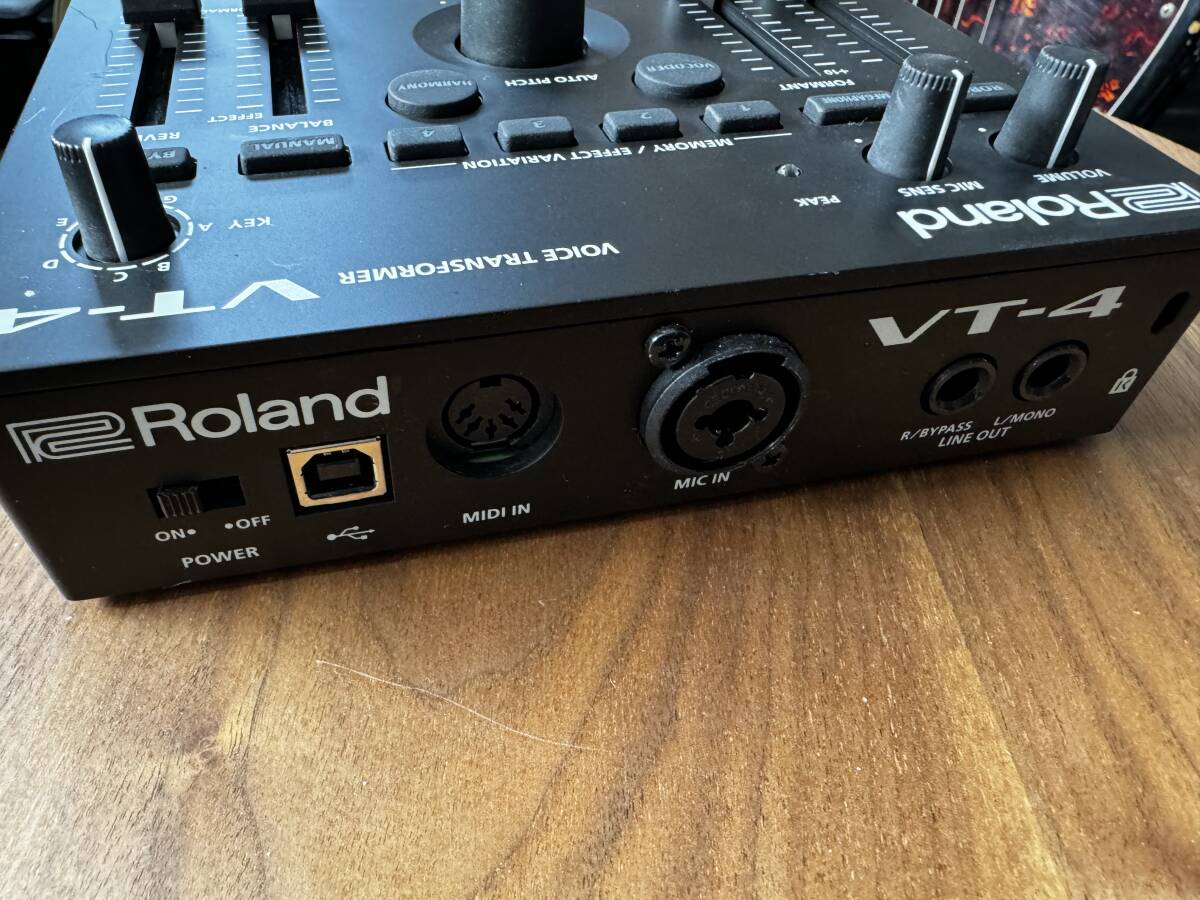 【国内送料込】ROLAND VT-4 VOICE TRANSFORMER良好_画像3